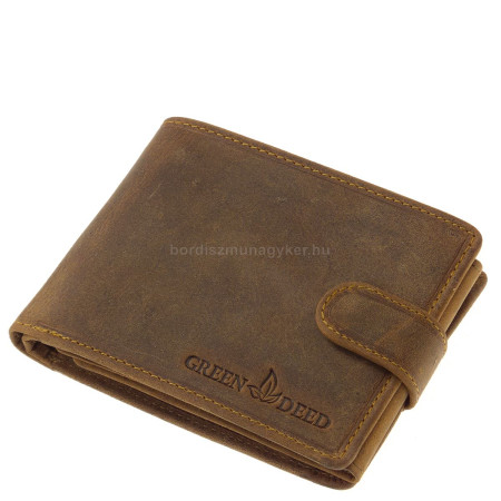 Herren Geldbörse Echtleder braun GreenDeed GHD1021/T