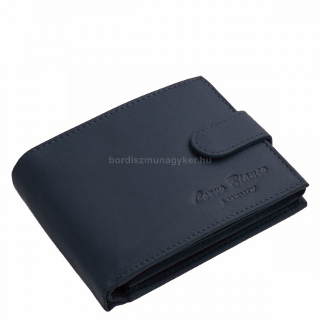 Férfi pénztárca valódi bőrből Corvo Bianco Luxury MKS1021/T kék