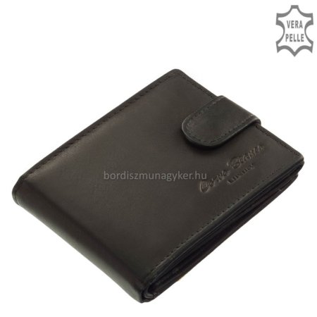Pánská peněženka z pravé kůže Corvo Bianco MCB102 / T černá