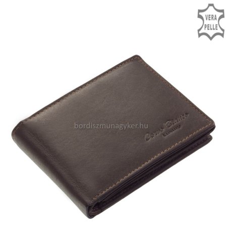 Men's wallet made of genuine leather Corvo Bianco MCB1021 brown