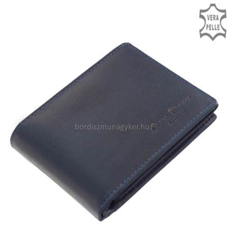 Moška denarnica iz pravega usnja Corvo Bianco MCB1021 modre barve