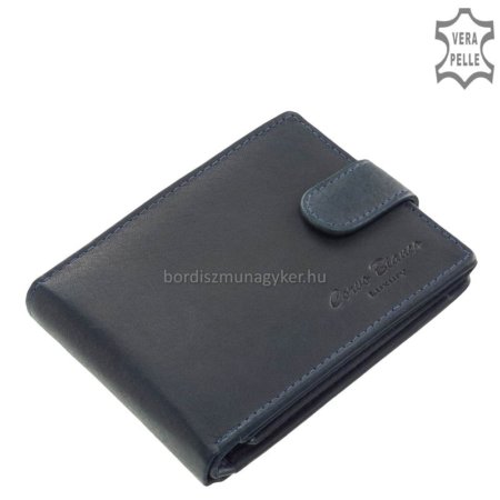 Pánska peňaženka z pravej kože Corvo Bianco MCB1021 / T modrá