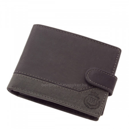 Pánská peněženka z pravé kůže v dárkovém balení černá Lorenzo Menotti AFL102/T