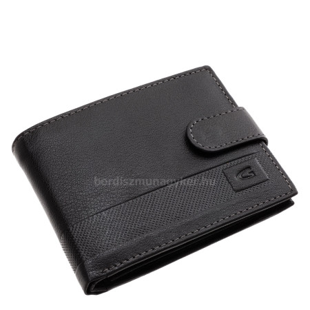 Férfi pénztárca valódi bőrből díszdobozos GIULTIERI fekete GBV1021/T
