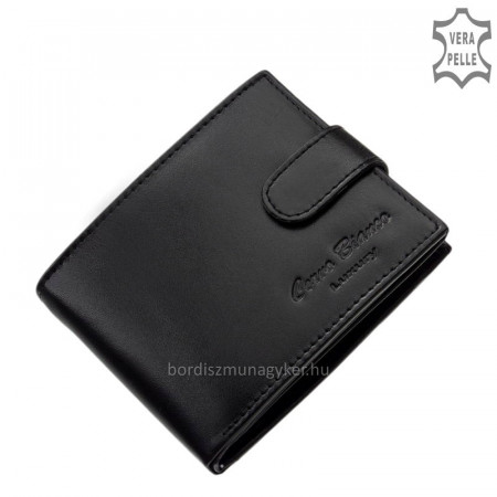 Men's wallet made of genuine leather black Corvo Bianco Luxury COR6002L/T