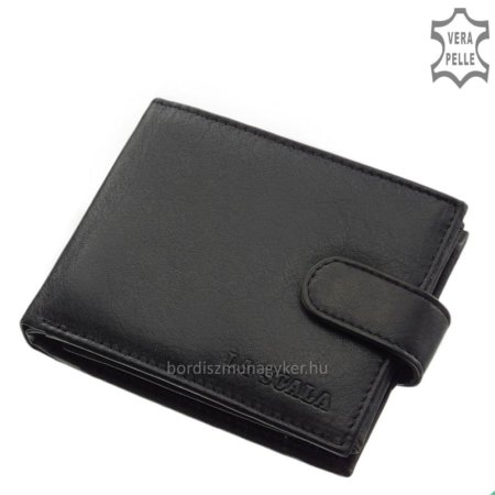 Pánská peněženka z pravé kůže černé La Scala DBO1021 / T