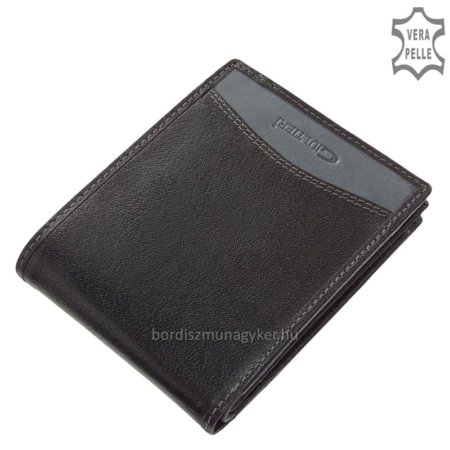 Pánska peňaženka z pravej kože Giultieri SBV124 čierna