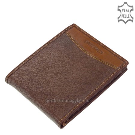 Men's wallet made of genuine leather Giultieri SBV37 brown