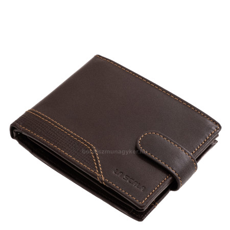 Herenportemonnee van echt leer La Scala SLG1021/T bruin