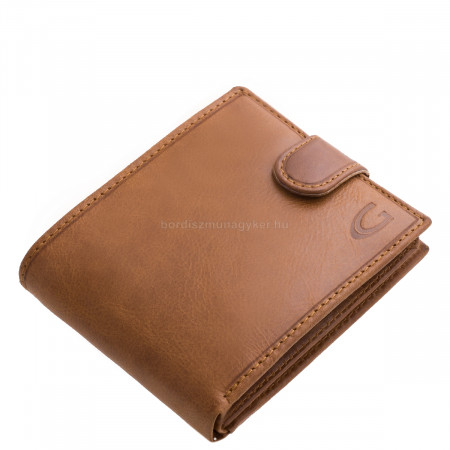 Portefeuille homme en cuir véritable Giultieri CRH1027/T cognac clair