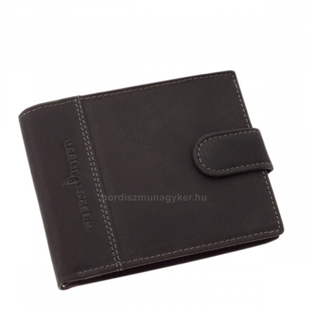 Kožená peněženka GreenDeed černá FGD6002L/T