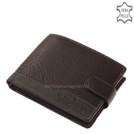 Kožená peněženka GreenDeed černá GDH1027 / T