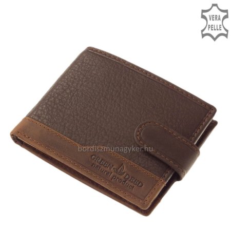 GreenDeed leather wallet dark brown GDH1002 / T