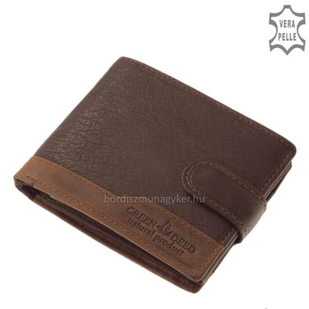 Kožená peňaženka GreenDeed tmavo hnedá GDH6002L / T