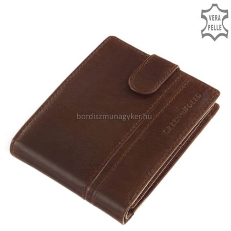 GreenDeed elegant leather wallet brown PDC702 / T