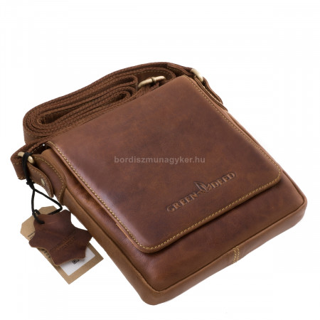 Sac en cuir pour homme GreenDeed marron clair 710V