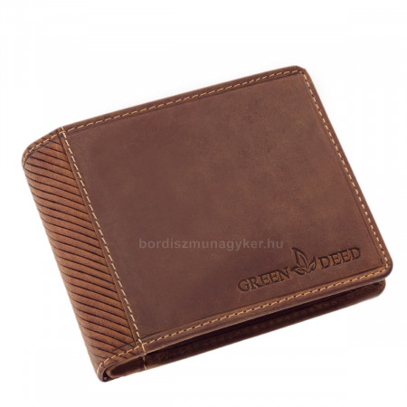 GreenDeed men's wallet in gift box brown GDE1021