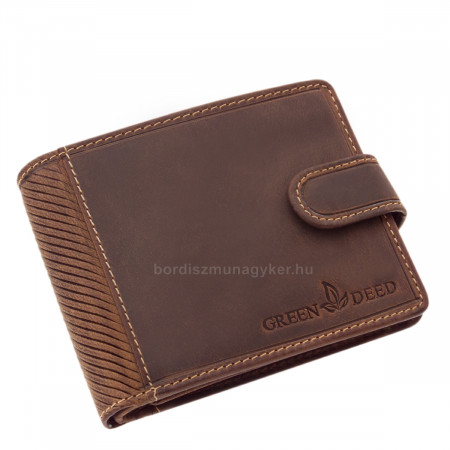 GreenDeed men's wallet in gift box brown GDE1021/T