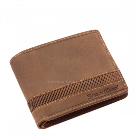 GreenDeed moška denarnica v darilni škatli rjava GDL1021