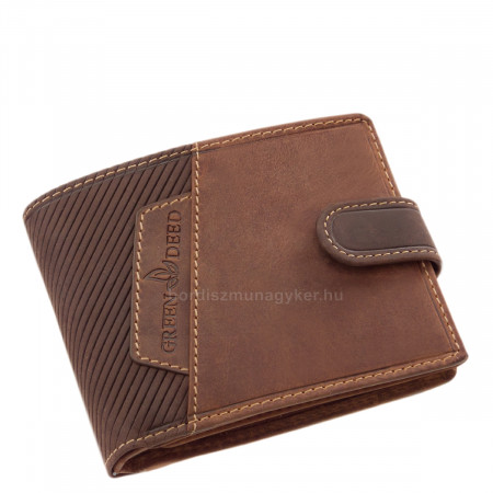 GreenDeed moška denarnica v darilni škatli rjavo-temno rjava GDG1021/T