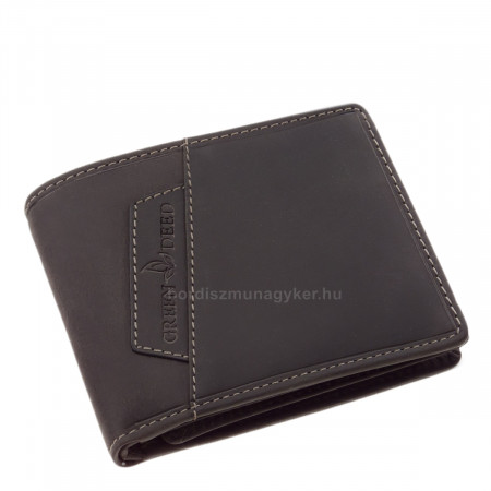 GreenDeed men's wallet in gift box black GDD1021