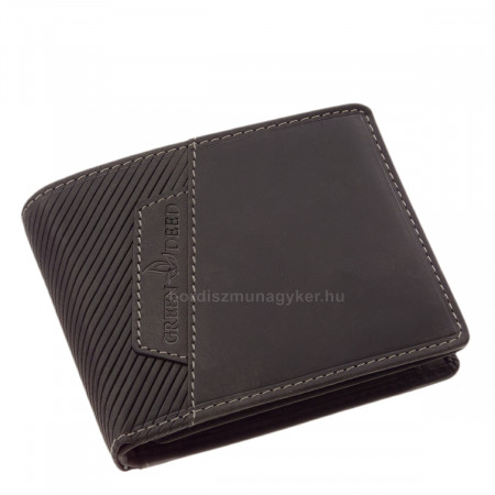 GreenDeed men's wallet in gift box black GDG1021