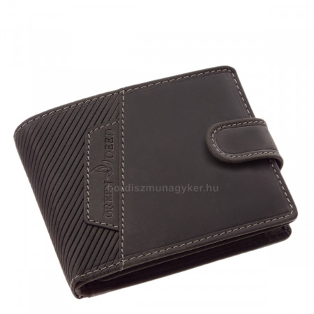 GreenDeed men's wallet in gift box black GDG1021/T