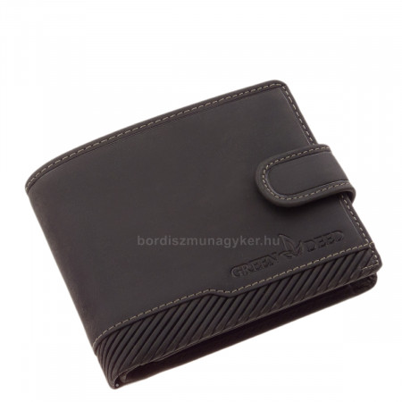 Pánská peněženka GreenDeed v dárkové krabičce černá GDI1021/T
