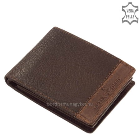 Portefeuille pour hommes GreenDeed avec boîte-cadeau GDF1021-S.BA