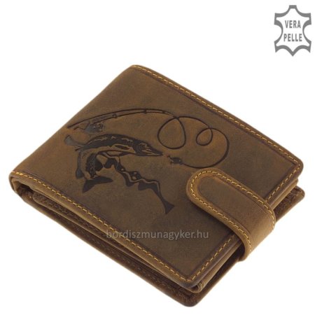 GreenDeed fisherman's wallet with pike pattern ACSB08 / T