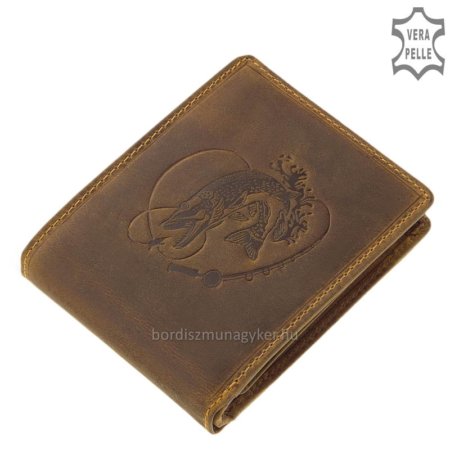 Ribiška denarnica GreenDeed z vzorcem ščuke CSUKA-B1021