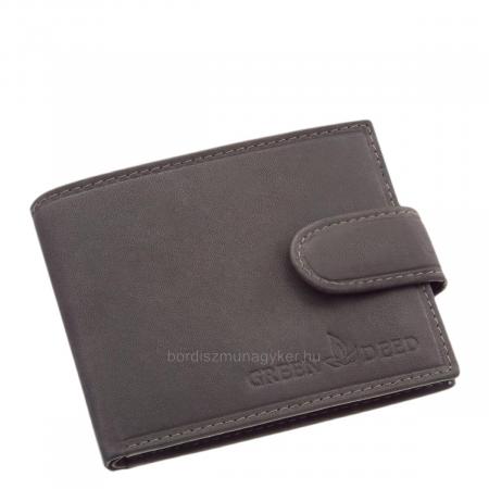 Pouzdro na karty z pravé kůže značky GreenDeed šedé AGD30809/T