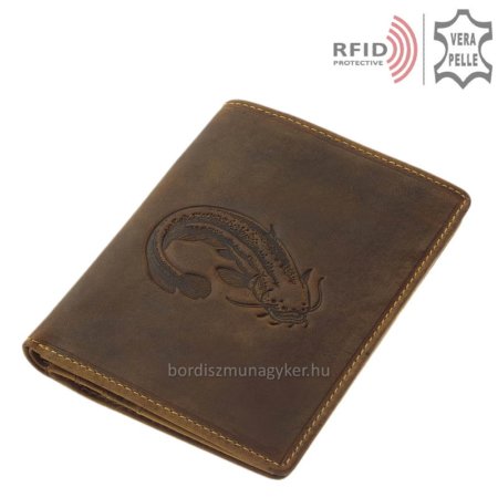 Kožená šanónová peňaženka GreenDeed RFID AHR01