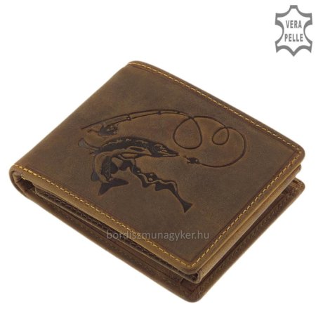 GreenDeed fisherman's wallet with pike pattern ACSB09