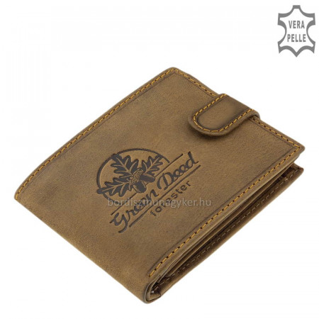 GreenDeed lovska denarnica z edinstvenim vzorcem ERD1021 / T rjava