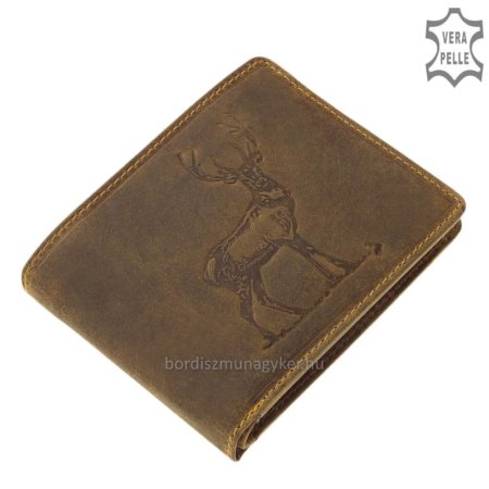 GreenDeed vadász pénztárca gímszarvas mintával GIM9641 barna