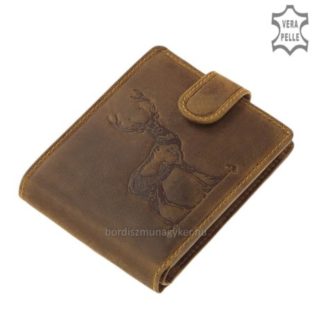 GreenDeed hunter tegnebog med kronhjortemønster GIM99 / T brun