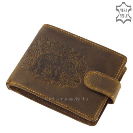 Lovska denarnica GreenDeed z vzorcem medveda MEDVE08 / T