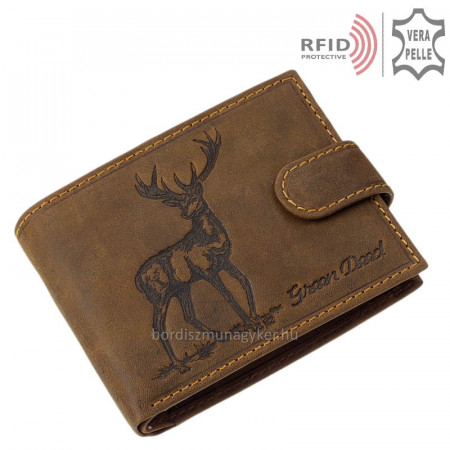 Portefeuille de chasse GreenDeed avec motif cerf AGA09/T