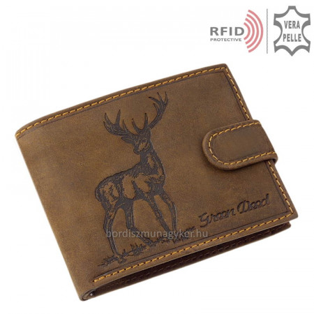 GreenDeed vadász pénztárca szarvas mintával AGA1021/T