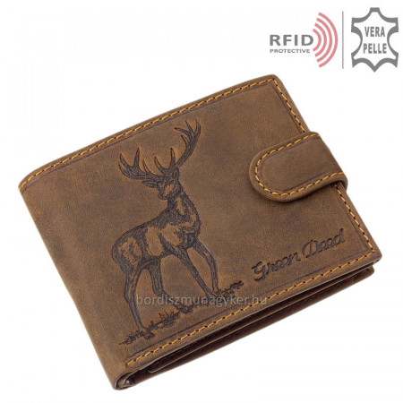 Portefeuille de chasse GreenDeed avec motif cerf AGA6002L/T