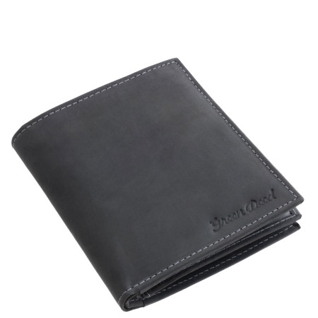 GreenDeed herremappe i ægte læder BHF02 sort