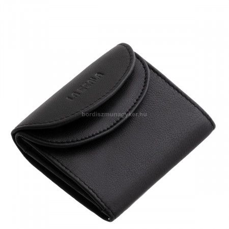 Small leather wallet DG70 black