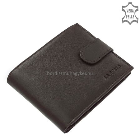 Moška denarnica iz usnja La Scala ANG09 / T črna