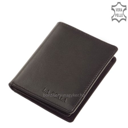 La Scala card holder made of genuine leather AD1009 black