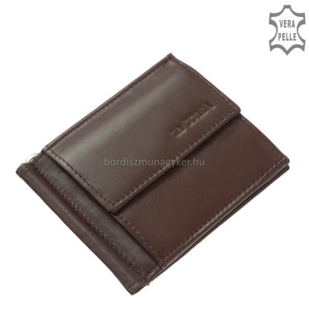La Scala wallet with coin holder ANG-D brown