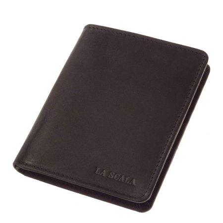 La Scala men's leather wallet DK1612-black