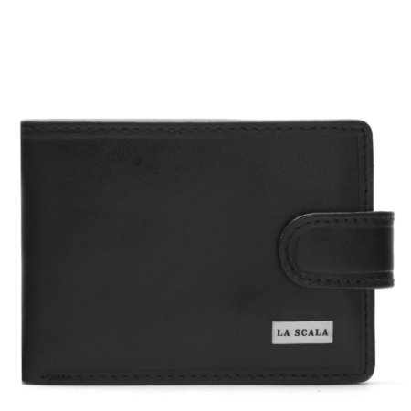 La Scala men's leather wallet black R102 / T