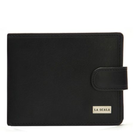 La Scala men's leather wallet black R1021 / T