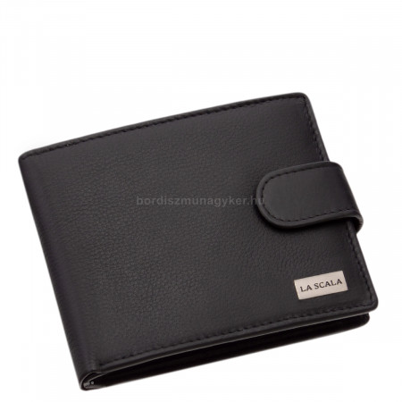 Pánska kožená peňaženka La Scala čierna RFID CNA1021/T